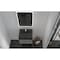Castello Usa Nile 24-inch Gray Vanity Set with Black Top and Gold Handles CB-MC-24G-GLD-2053-BL - alternate 8